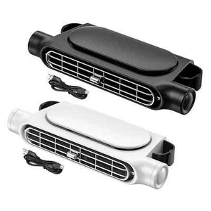 Mini ventilador de refrigeración portátil USB para respaldo de asiento de coche SUV reposacabezas de 3 velocidades enfriador silencioso - Imagen 1 de 14