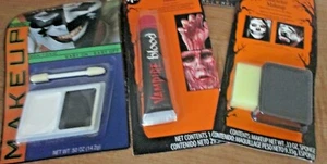 Lot of 3 HALLOWEEN MAKE-UP KITS~Character Make-Up~Vampire Blood~Blk & White~NIP - Picture 1 of 1