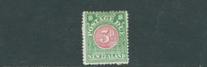 NEW ZEALAND 1904-28 POSTAGE DUE (Scott J19 3d) F MH some remnant L1 - Picture 1 of 2