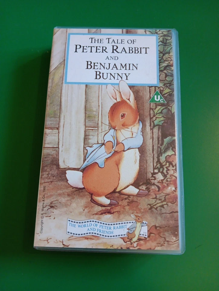 The Tale Of Peter Rabbit And Benjamin Bunny VHS Beatrix Potter Kids Video TESTED - Image 1 of 3