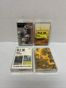 R.E.M. The Best Of R.E.M. Out Of Time Green Murmur & Reckon Cassette tape Lot 4 - Picture 1 of 14