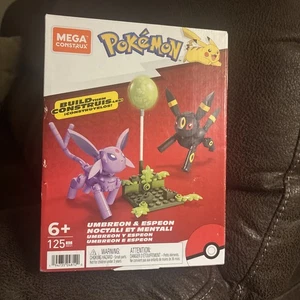 Mega Construx Pokemon Umbreon & Espeon Building Set 125 Teile NEU SEALED - Bild 1 von 2