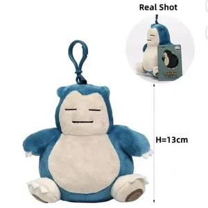 Portachiavi peluche Snorlax alto 4,7" zaino clip borsa clip,1 conteggio ⚡️SPEDIZIONE VELOCE - Foto 1 di 6