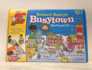Richard Scarry Busytown Eye Found It Juego 2011 Completo 6 pies Tablero Educativo Fu - Imagen 1 de 5