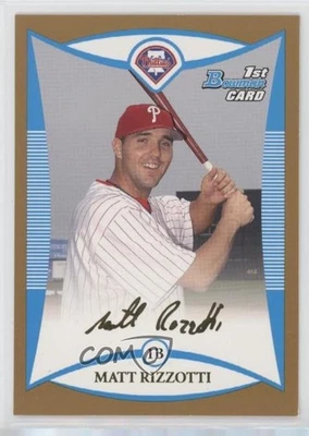 2008 Bowman Prospects Gold Matt Rizzotti #BP87 - Image 1 of 2