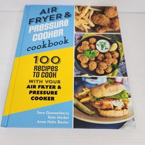 Air Fryer and Pressure Cooker Cook Book by Kater Merker Cookbook Hardcover - Picture 1 of 7
