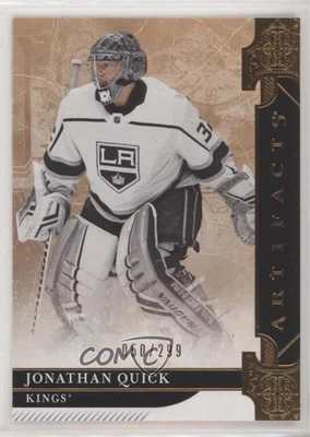 2019-20 Upper Deck Artifacts Stars Copper /299 Jonathan Quick #142 - Image 1 of 2