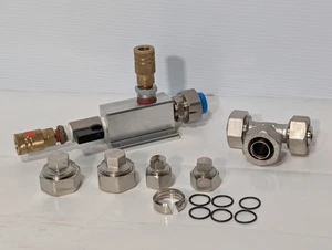 Maxline Hydraulic Valve Assembly Repair Kit, Parts, F1974 Fitting, O-Rings, More - Picture 1 of 14