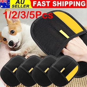 Pet Static Hair Removal Gloves Double Sided Grooming Gloves For Cat Dog Reusable - Picture 1 of 16