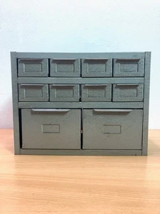 King Fisher Vintage Metal Worksop Chest of Drawers - Made in Nth Fitzroy (Melb) - Picture 1 of 21