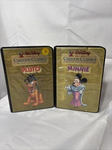 Walt Disney Pluto + Minnie Cartoon Classics Limited Gold Edition Beta max tapes - Picture 1 of 13