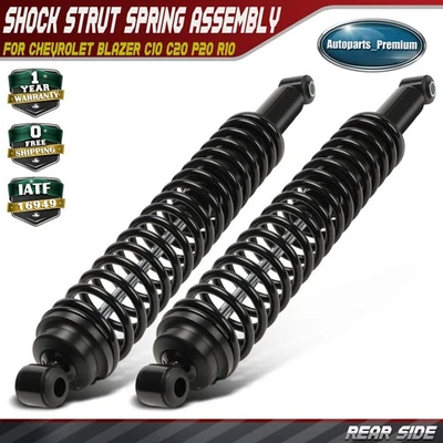 2 задних амортизатора с держателем нагрузки пружины катушки для Chevrolet Blazer C10 C20 - Изображение 1 из 4