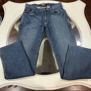 ARIAT Rebar M4 Stivaletto Basso Uomo Blu Jeans 32 X 34 Lavoro Denim Resistente - Foto 1 di 9
