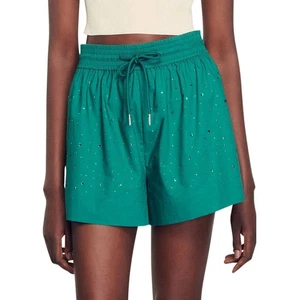Sandro Paris Green Telaviv Shorts Size 42 \ US XL - Picture 1 of 12
