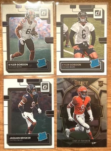 Kyler Gordon + Jaquan Brisker - Chicago Bears Rookie Lot (4) Donruss Optic - Bild 1 von 3