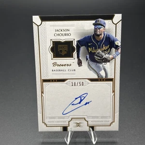 2024 Topps Definitive Collection Rookie Autographs Jackson Chourio  /50 - Picture 1 of 8