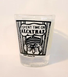 Alcatraz Penitentiary Shot Glass Property Of - Picture 1 of 2