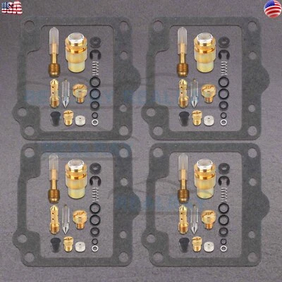 4x Carburetor Carb Repair Rebuild kit For 1980-1983 Suzuki GS750 GS750E GS750L - Изображение 1 из 4