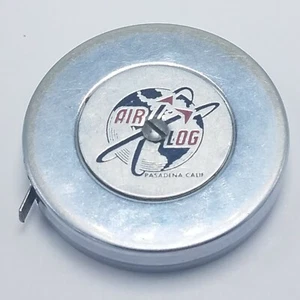 Vintage Master Tape Measure Metal 72 inch Advertising Air Log Pasadena CA - Picture 1 of 6