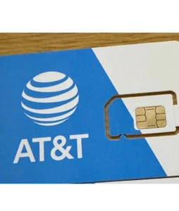 AT&T 5G & 4G TRIPLE SIM CARD "3 IN 1" NANO 4FF 4G 5G LTE GSM - Zdjęcie 1 z 3