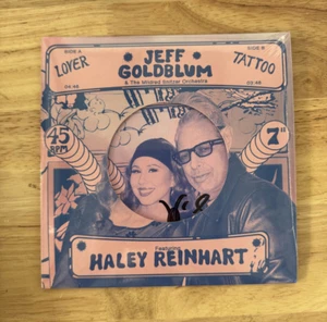 Jeff Goldblum & The Mildred Snitzer Orchestra: Lover + Tattoo: 7" Vinyl | Signed - Picture 1 of 2