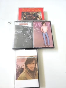 John Cougar Mellencamp Cassettes Lot of 4 Scarecrow American Fool Uh-Huh Wheneve - Picture 1 of 7