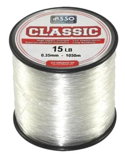 Carrete Asso Classic 4oz línea de pesca carretes transparentes a granel monofilamento todos los tamaños - Imagen 1 de 1