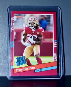 Trey Sermon 2021 Panini NFL Rated Rookie Retro #25 Rookie Card 1/2231 - Bild 1 von 2