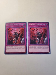 Yugioh - Vampire Domination DASA-EN011 NM 1st ed Secret Rare x2 - Picture 1 of 1