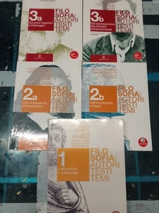 FILOSOFIA AUTORI TESTI TEMI VOL.1 - VOL.2A - 2B - VOL.3A - 3B FONNESU VEGETTI - Foto 1 di 6