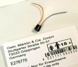 Marklin E276770 Bi Pin Lamp Socket Upgrade kit for H0 Locomotives Fast US Ship! - Picture 1 of 5