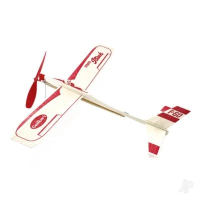 Guillows Strato Streak Balsa Glider Rubber Band Powered 9 to 16 Inch Wingspan - Image 1 of 3