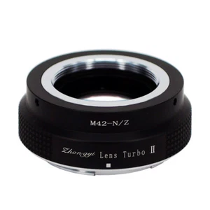 Zhongyi Lens Turbo Reduce Focus Lens Adapter M42 lens to Nikon Z fc Zfc Z50 - Bild 1 von 1
