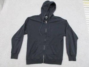 Hollister Hoodie Sweater Boy XS Black Full Zip Pockets Outdoor Casual Activewear - Picture 1 of 16