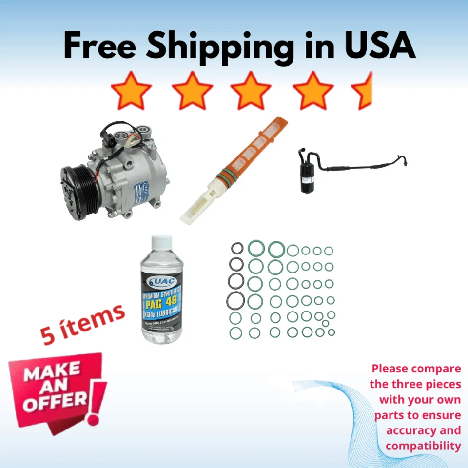 Compressor & Driers A/C Fit Ford Taurus 1996-1999 - Image 1 of 4