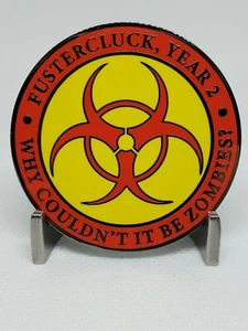 2021 Operation Global FUBAR Challenge Coin Why Couldn't it be Zombies cluster - Picture 1 of 4