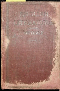 Englische Literatur von J. C. Metcalf 1912 Hardcover - Bild 1 von 2