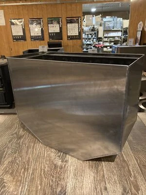 Alaska Channing Coal Stove Hopper -- Stainless Steel