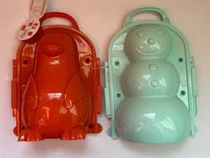 Snowman & Penguin Snow molds, kids Outdoor winter Toys, 4+ - Picture 1 of 2