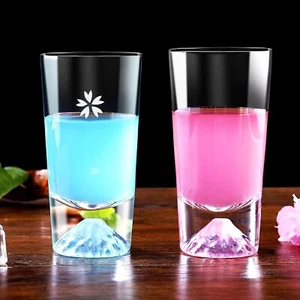 Fuji Glas Sakura Facettiertes Glas Paar Set 240cc Handarbeit von Handwerkern aus Japan - Bild 1 von 7