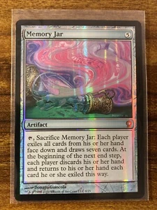 MTG✨MEMORY JAR FOIL✨From the Vault: Relics MINT Rare Reserve List 2010 UNPLAYED - Picture 1 of 8