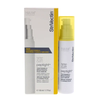StriVectin Tighten & Lift Peptight Tightening & Brightening Face Serum, 50ml NEW - Image 1 of 3