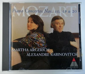 MOZART: KLAVIERKONZERTE NR. 10, 19 & 20 MARTHA ARGERICH ALEXANDER RABINOWITSCH - Bild 1 von 2