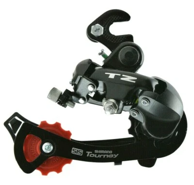 NEW Shimano Tourney RD-TZ50 SGS 6/7 Speed Rear Derailleur Hanger Mount Long Cage - Image 1 of 2
