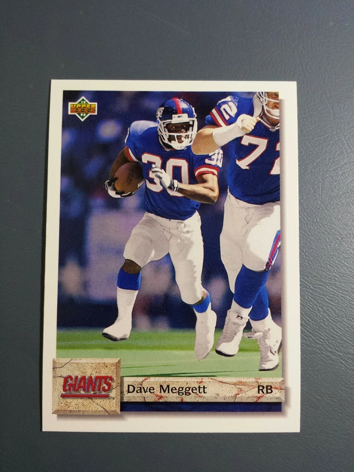 DAVE MEGGETT 1992 UPPER DECK FOOTBALL CARD # 265 C1368 - Image 1 of 1