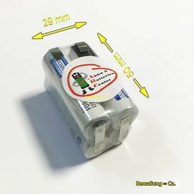 PANASONIC ENELOOP Eneloop AA F2x2 Würfel BK-3MCCE mit Lötfahne Modellbau Akkupack 4,8V Ni-MH