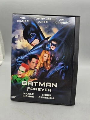 Batman Forever (DVD, 1997) Val Kilmer Jim Carrey Tommy Lee Jones  - Image 1 of 3