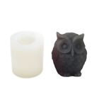 Cute Bird Christmas Mold Silicone Soap Mold 3D Owl-Shape Resin Epoxy Mold