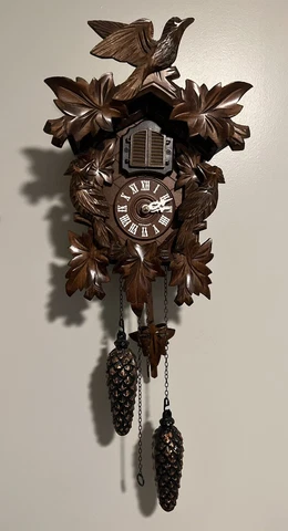 Cuckoo Clock Black Forest Quartz Cover