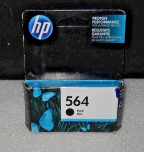 Genuine HP 564 Ink Cartridge Original Black New Dated Sept /2018 - Picture 1 of 3
